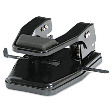 Picture of 40-Sheet Heavy-Duty Two-Hole Punch, 9/32" Holes, Padded Handle, BlackMAT-MP250