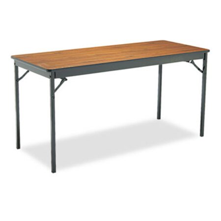 Picture of Special Size Folding Table, Rectangular, 60w x 24d x 30h, Walnut/BlackBRK-CL2460WA