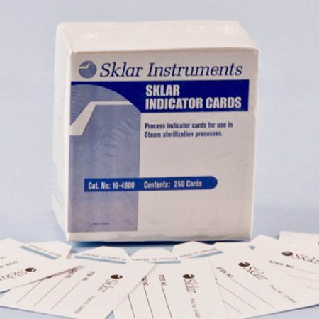 Picture of Sklarlite™ Sterilization Process Indicator Card Steam 1-1/2 Inch10-4900