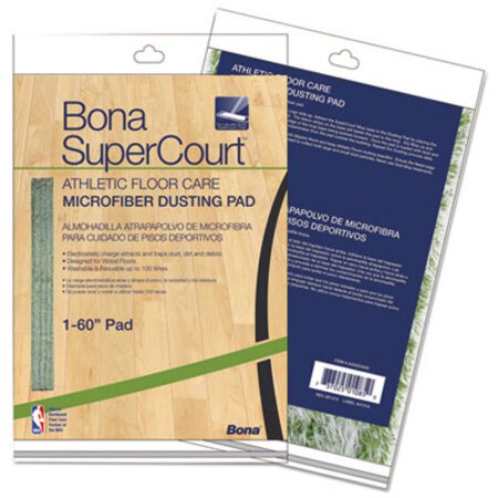 Picture of SuperCourt Athletic Floor Care Microfiber Dusting Pad, 60", GreenBNA-AX0003500