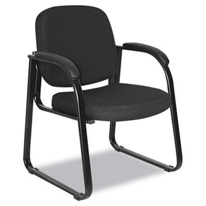 Picture of Alera Genaro Series Half-Back Sled Base Guest Chair, 25" x 24.80" x 33.66", BlackALE-RL43C11