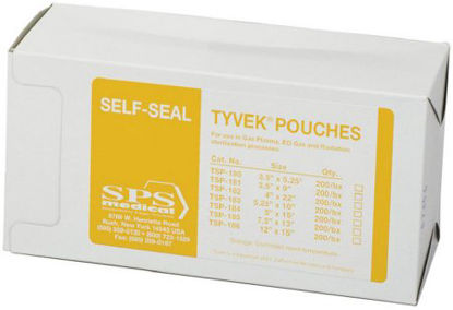 Picture of Sterilization Pouch Tyvek® Ethylene Oxide (EO) Gas / Gas Plasma 3-1/2 X 5-1/4 Inch Transparent Self Seal Tyvek® MaterialTSP-180