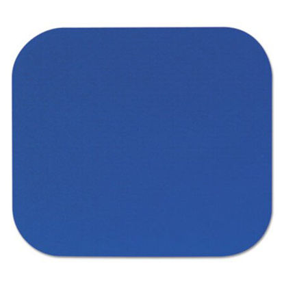Picture of Polyester Mouse Pad, Nonskid Rubber Base, 9 x 8, BlueFEL-58021