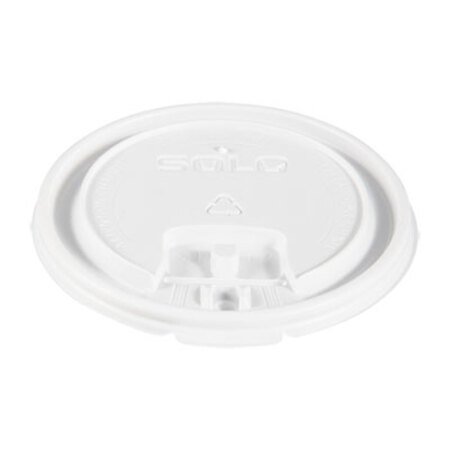Picture of Lift Back and Lock Tab Cup Lids, Fits 10 oz to 24 oz Cups, White, 100/Sleeve, 10 Sleeves/CartonSCC-LB3161
