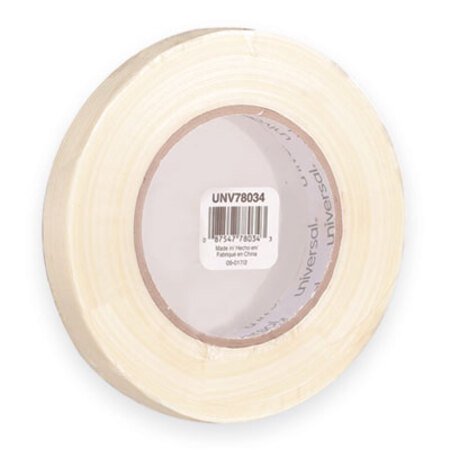 Picture of 190# Medium Grade Filament Tape, 3" Core, 18 mm x 54.8 m, ClearUNV-78034