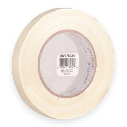 Picture of 190# Medium Grade Filament Tape, 3" Core, 18 mm x 54.8 m, ClearUNV-78034