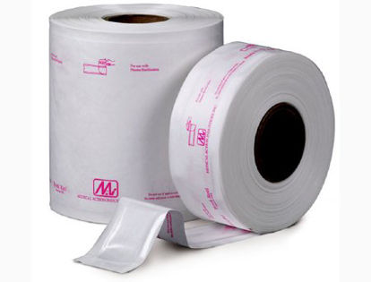 Picture of Sterilization Roll Tyvek® Ethylene Oxide (EO) Gas / Steam 6 Inch X 200 Foot Transparent / White Heat Seal Tyvek® Material675