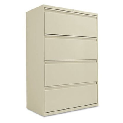Picture of Lateral File, 4 File Drawers, Putty, 36" x 18" x 52.5"ALE-LF3654PY