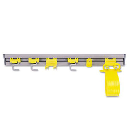 Picture of Closet Organizer/Tool Holder, 34w x 3.25d x 4.25h, GrayRCP-199300GY