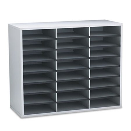 Picture of Literature Organizer, 24 Letter Sections, 29 x 11 7/8 x 23 7/16, Dove GrayFEL-25041