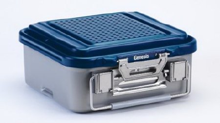 Picture of Sterilization Container Genesis® 6-1/16 X 11-3/16 X 12-3/8 InchCD1-6B-BLUE