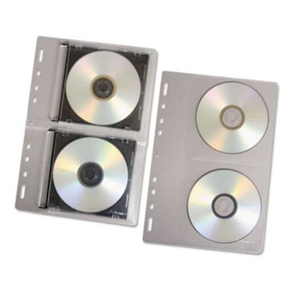 Picture of CD/DVD Protector Sheets for Three-Ring Binder, Clear, 10/PackFEL-95304