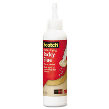 Picture of Quick-Drying Tacky Glue, 4 oz, Dries ClearMMM-6052B