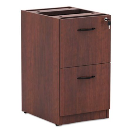 Picture of Alera Valencia Series Full Pedestal File, Left or Right, 2 File Drawers, Medium Cherry, 15.63" x 20.5" x 28.5"ALE-VA542822MC