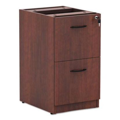 Picture of Alera Valencia Series Full Pedestal File, Left or Right, 2 File Drawers, Medium Cherry, 15.63" x 20.5" x 28.5"ALE-VA542822MC
