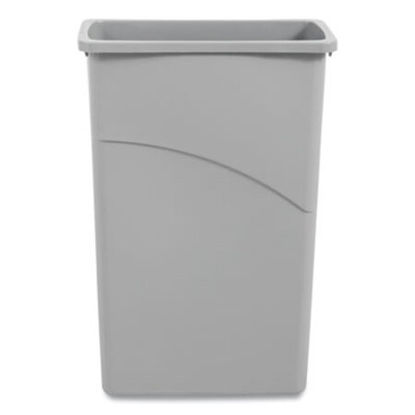 Picture of Slim Waste Container, 23 gal, Gray, PlasticBWK-23GLSJGRA