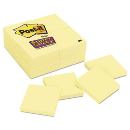 Picture of Canary Yellow Note Pads, 3 x 3, 90-Sheet, 24/PackMMM-65424SSCY