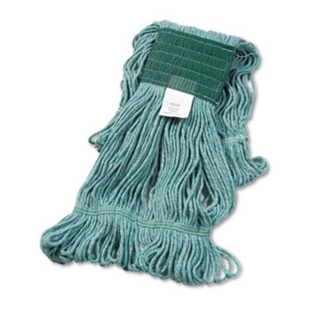 Picture of Super Loop Wet Mop Head, Cotton/Synthetic Fiber, 5" Headband, Medium Size, GreenBWK-502GNEA