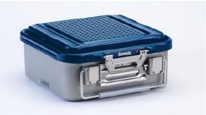 Picture of Sterilization Container Genesis® 4 X 8 X 12 InchCD0-4C-BLUE