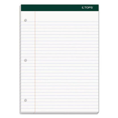 Picture of Double Docket Ruled Pads, Wide/Legal Rule, 8.5 x 11.75, White, 100 Sheets, 6/PackTOP-63437
