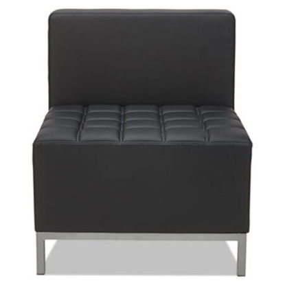 Picture of Alera QUB Series Armless L Sectional, 26.38w x 26.38d x 30.5h, BlackALE-QB8116