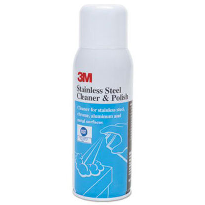 Picture of Stainless Steel Cleaner and Polish, Lime Scent, 10 oz Aerosol SprayMMM-59158