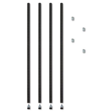 Picture of Stackable Posts For Wire Shelving, 36 "High, Black, 4/PackALE-SW59PO36BL