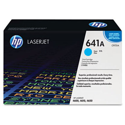 Picture of HP 641A, (C9721A) Cyan Original LaserJet Toner CartridgeHEW-C9721A