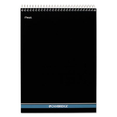 Picture of Stiff-Back Wire Bound Notebook, 1 Subject, Wide/Legal Rule, White/Blue Cover, 8.5 x 11.5, 70 SheetsMEA-59006