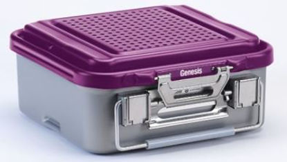 Picture of Sterilization Container with Lid Genesis® 5 X 11-1/5 X 28-1/8 Inch Outside Dimensions, 4-4/5 X 8-1/2 X 26-1/2 Inch Inside DimensionsCD5-3B-PURPLE