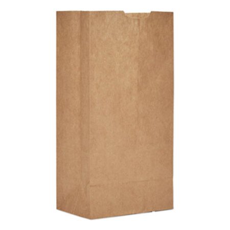 Picture of Grocery Paper Bags, 50 lbs Capacity, #4, 5"w x 3.13"d x 9.75"h, Kraft, 500 BagsBAG-GX4500