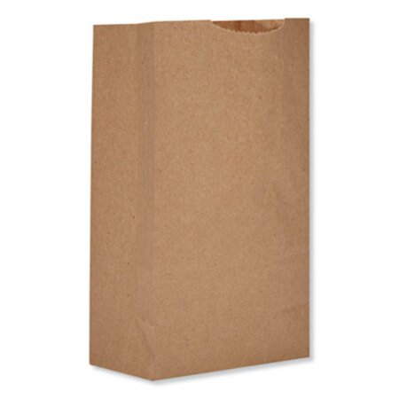 Picture of Grocery Paper Bags, 52 lbs Capacity, #2, 4.3"w x 2.44"d x 7.88"h, Kraft, 500 BagsBAG-GX2500
