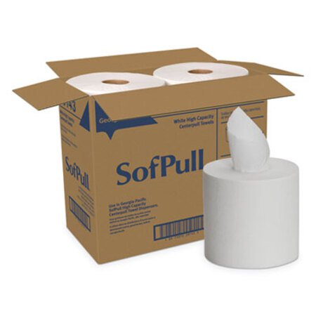 Picture of SofPull Perforated Paper Towel, 7 4/5 x 15, White, 560/Roll, 4 Rolls/CartonGPC-28143