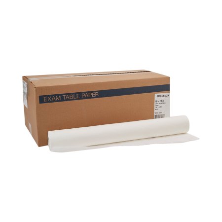 Picture of Table Paper McKesson 21 Inch White Crepe18-1004