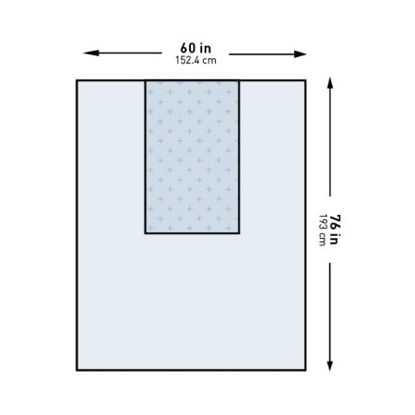 Picture of General Purpose Drape McKesson Three-Quarter Drape 60 W X 76 L Inch Sterile16-I80-12110G-S