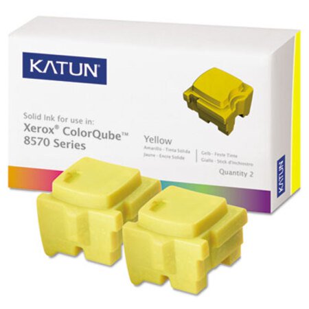 Picture of Compatible 108R00928 Solid Ink Stick, 4,400 Page-Yield, Yellow, 2/BoxKAT-39399