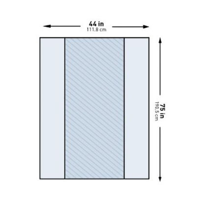 Picture of Table Drape McKesson 44 X 75 Inch Back Table16-I80-13101-S