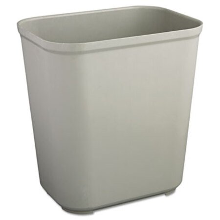 Picture of Fire-Resistant Wastebasket, Rectangular, Fiberglass, 7 gal, GrayRCP-2543GRA