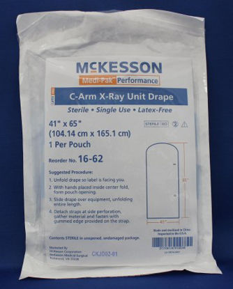 Picture of Mobile X-Ray Drape McKesson 41 X 65 Inch X-Ray or C-Arm Image Intensifiers16-62