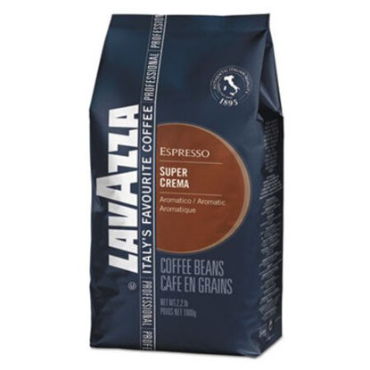 Picture of Super Crema Whole Bean Espresso Coffee, 2.2lb Bag, Vacuum-PackedLAV-4202