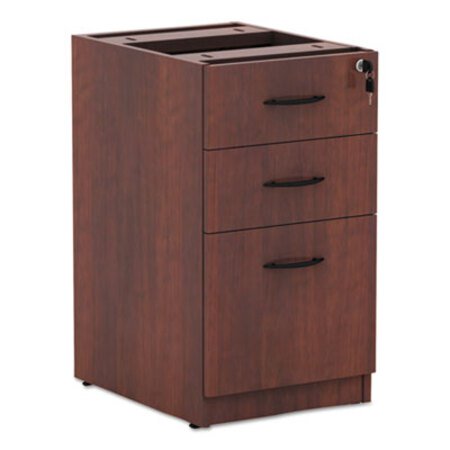 Picture of Alera Valencia Series Full Pedestal File, Left or Right, 3-Drawers: Box/Box/File, Medium Cherry, 15.63" x 20.5" x 28.5"ALE-VA532822MC