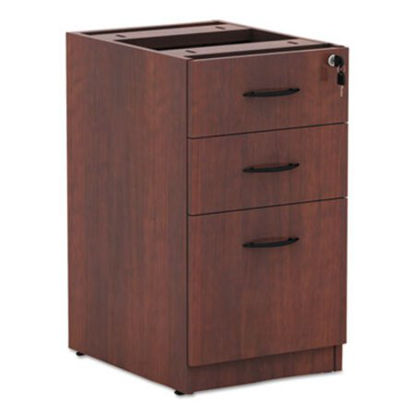 Picture of Alera Valencia Series Full Pedestal File, Left or Right, 3-Drawers: Box/Box/File, Medium Cherry, 15.63" x 20.5" x 28.5"ALE-VA532822MC
