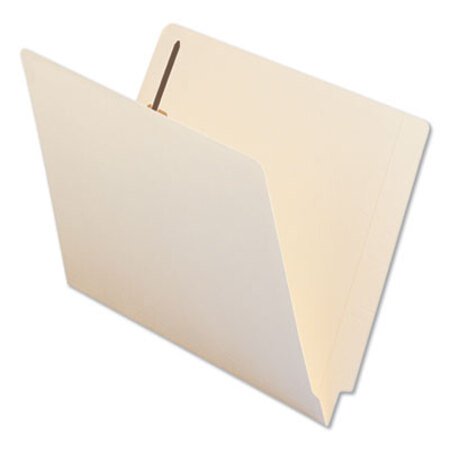 Picture of Reinforced End Tab File Folders with One Fastener, Straight Tab, Letter Size, Manila, 50/BoxUNV-13110