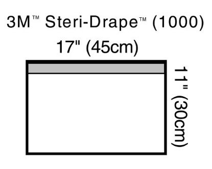 Picture of General Purpose Drape 3M™ Steri-Drape™ Small Towel Drape 17 W X 11 L Inch Sterile1000