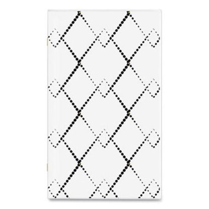 Picture of Mackenzie 2-Year Monthly Planner, 6 x 3.5, Black/White Geo, 2022-2023AAG-1574021