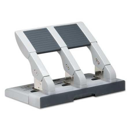 Picture of 75-Sheet Heavy-Duty Three-Hole Adjustable Punch, 9/32" Holes, Putty/GraySWI-74550