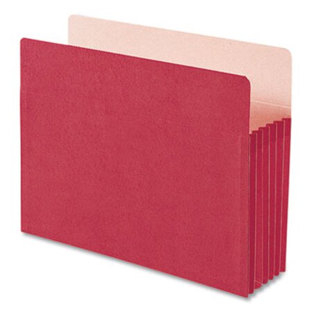 Picture of Colored File Pockets, 5.25" Expansion, Letter Size, RedSMD-73241