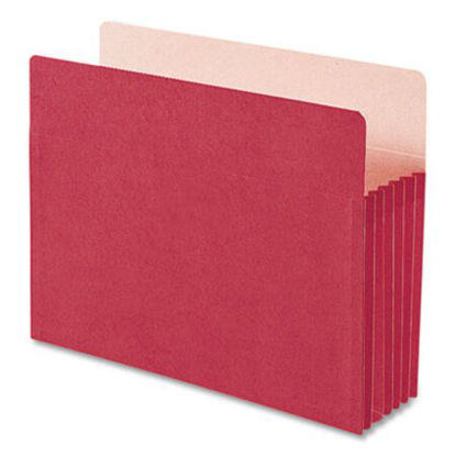 Picture of Colored File Pockets, 5.25" Expansion, Letter Size, RedSMD-73241