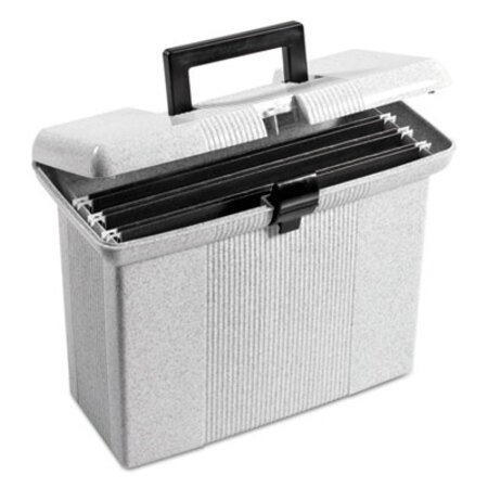Picture of Portable File Boxes, Letter Files, 14.88" x 6.5" x 11.88", GranitePFX-41737