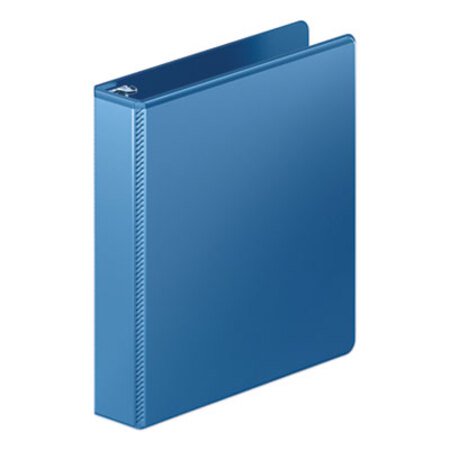 Picture of Heavy-Duty Round Ring View Binder with Extra-Durable Hinge, 3 Rings, 1.5" Capacity, 11 x 8.5, PC BlueWLJ-363347462